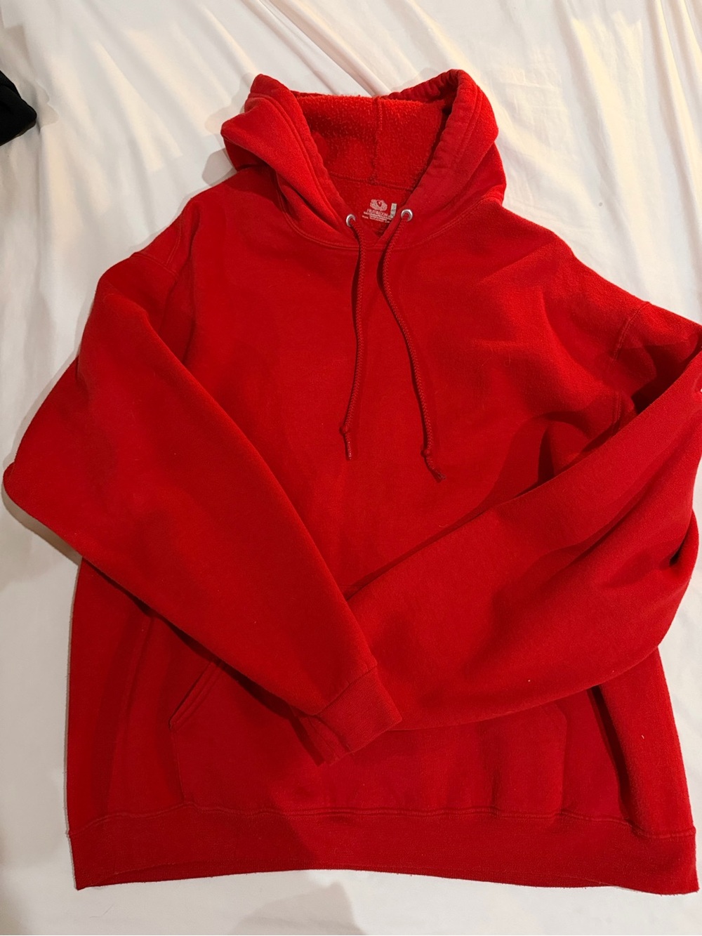 Fruit of the Loom Red Hoodie Pullover